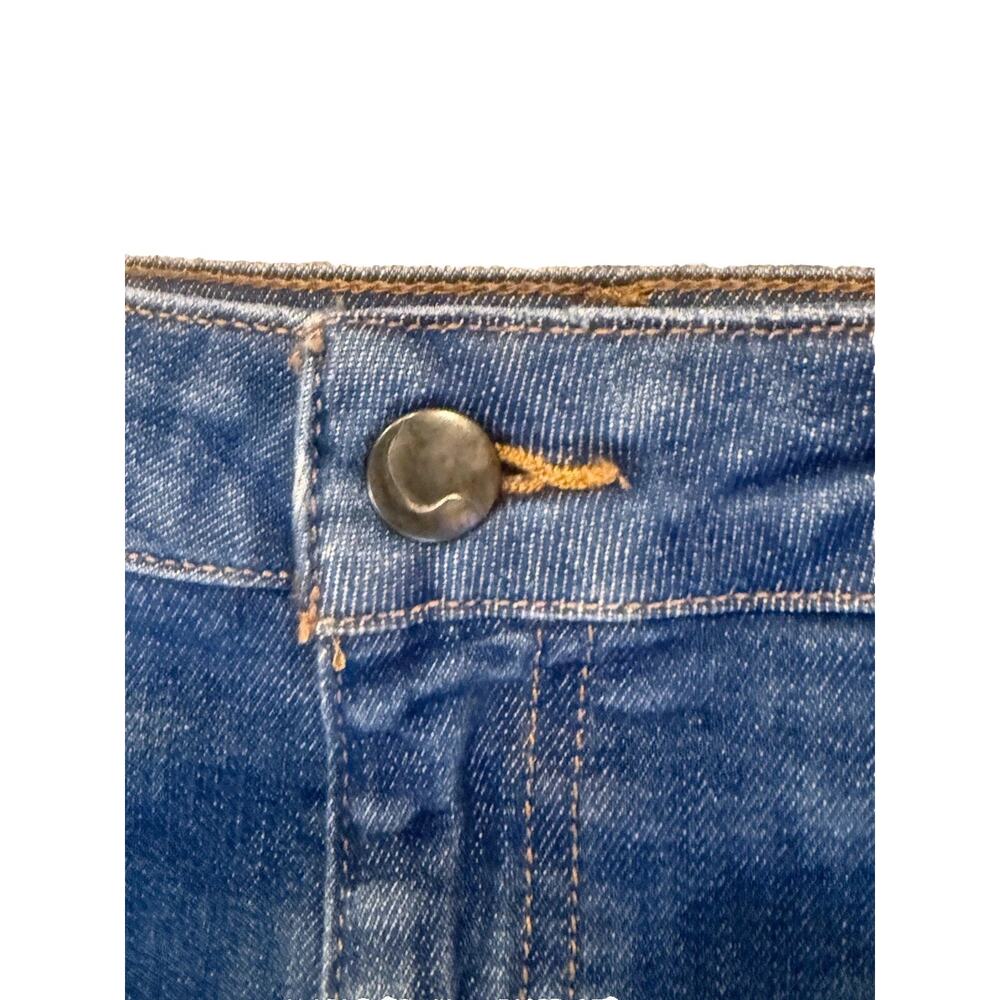 Joe's Jeans Womens Size 32 Blue Denim Straight Leg Flat Front Destructed Hem - Picture 2 of 10